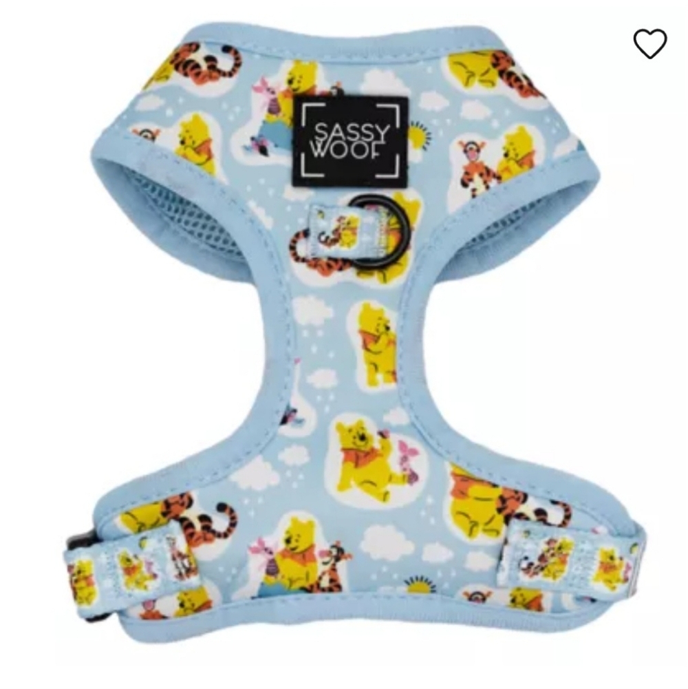 NWT Sassy Woof & Winnie The Pooh Dog Harness Sz Small